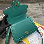 Dolce & Gabbana Amore In Calfskin Bag Green – 27x8x18 cm - 3