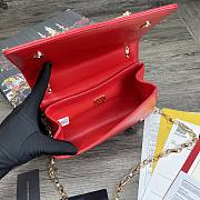 Dolce & Gabbana Girls Shoulder Bag In Napa Leather Red – 21x5x13.5 cm - 5