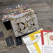 Dolce & Gabbana Girls Shoulder Bag In Sanke Leather – 21x5x13.5 cm - 1