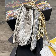 Dolce & Gabbana Girls Shoulder Bag In Sanke Leather – 21x5x13.5 cm - 6
