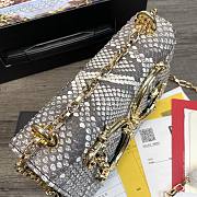 Dolce & Gabbana Girls Shoulder Bag In Sanke Leather – 21x5x13.5 cm - 4
