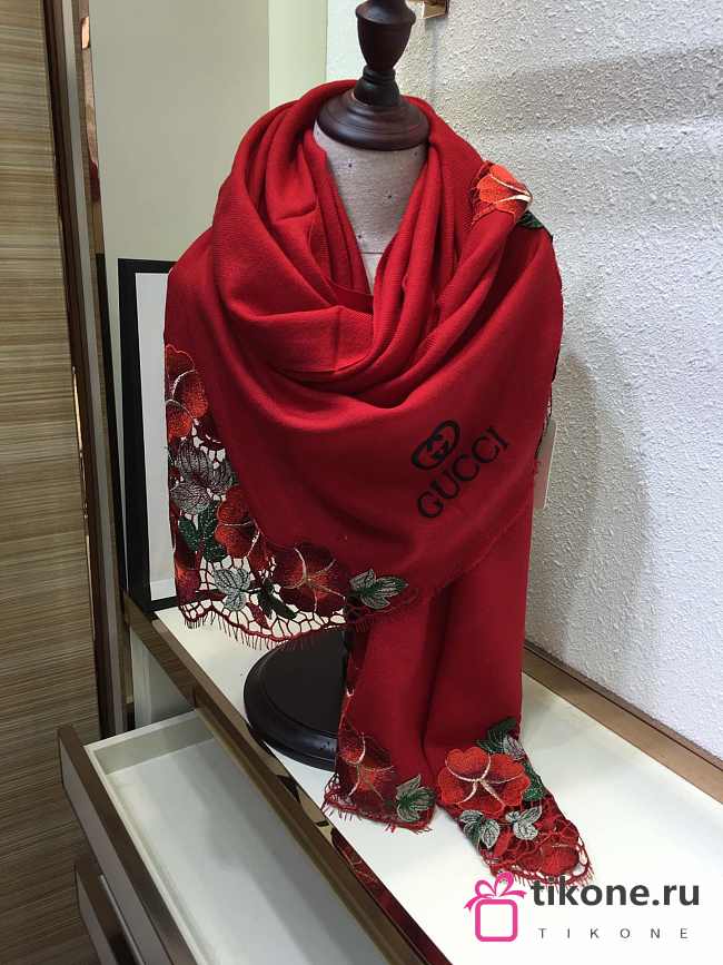 Gucci Heavy-Duty Flower Red – 2795 - 200x70 cm - 1