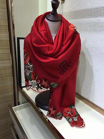 Gucci Heavy-Duty Flower Red – 2795 - 200x70 cm