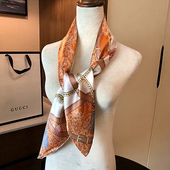 Gucci Square Silk Cashmere Scarf 05 – 90x90cm cm