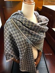 Gucci GG Square Scarf Dark Grey Dream Color – YSL6097 - 140x140 cm - 4