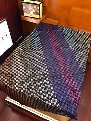 Gucci GG Square Scarf Dark Multi-color Dream Color – YSL6097 - 140x140 cm - 6