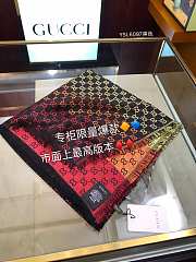 Gucci GG Square Scarf Dark Multi-color Dream Color – YSL6097 - 140x140 cm - 2