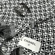 Chanel Bohemian Style With Stripe Knitting Scarf  – 180x65 cm - 4