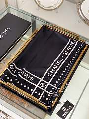 Chanel Mulberry Silk Craftsmanship Scarf – 90x90 m - 3