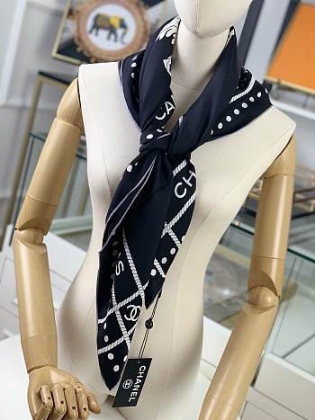 Chanel Mulberry Silk Craftsmanship Scarf – 90x90 m