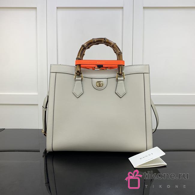 Gucci Diana Small Tote Bag White – 655658 – 35x30x14 cm - 1