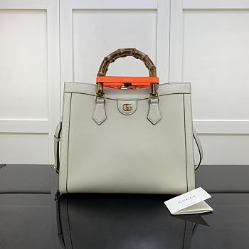 Gucci Diana Small Tote Bag White – 655658 – 35x30x14 cm