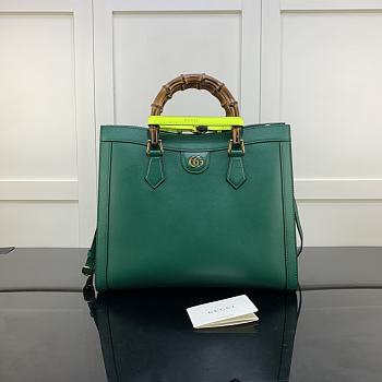 Gucci Diana Small Tote Bag Green – 655658 – 35x30x14 cm