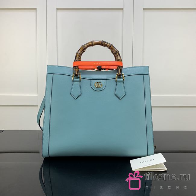 Gucci Diana Small Tote Bag Blue – 655658 – 35x30x14 cm - 1