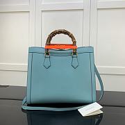 Gucci Diana Small Tote Bag Blue – 655658 – 35x30x14 cm - 6