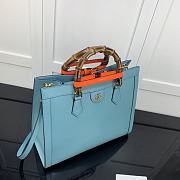 Gucci Diana Small Tote Bag Blue – 655658 – 35x30x14 cm - 4