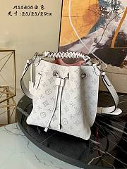 Louis Vuitton Muria Bucket Bag White – M55800 – 25.0 x 25.0 x 20.0 cm - 1