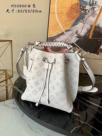 Louis Vuitton Muria Bucket Bag White – M55800 – 25.0 x 25.0 x 20.0 cm