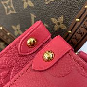 Louis Vuitton Onthego Empreinte Monogram Red Tote Bag – M45660 – 25x19x11.5cm - 5