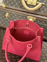 Louis Vuitton Onthego Empreinte Monogram Red Tote Bag – M45660 – 25x19x11.5cm - 2