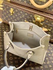 Louis Vuitton Onthego Empreinte Monogram Beige Tote Bag – M45660 – 25x19x11.5cm - 4