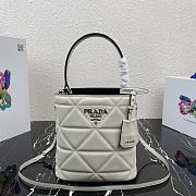 Prada Spectrum Leather Bag White – 1BA319 – 21.5x20x12.5 cm - 1