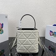 Prada Spectrum Leather Bag White – 1BA319 – 21.5x20x12.5 cm - 5