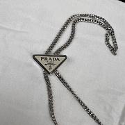 Prada Shiny Necklace Bag White  – 1BD307 – 19x10.5x3.5 cm - 3