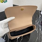 Prada Saffiano Leather Shoulder Bag Beige 1BD275  - 6
