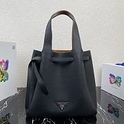 Prada Soft Leather Black Tote – 1BG339 – 36x34x16 cm - 1