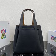 Prada Soft Leather Black Tote – 1BG339 – 36x34x16 cm - 5