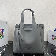 Prada Soft Leather Black Grey – 1BG339 – 36x34x16 cm - 1