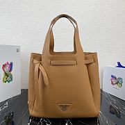 Prada Soft Leather Black Brown – 1BG339 – 36x34x16 cm - 1