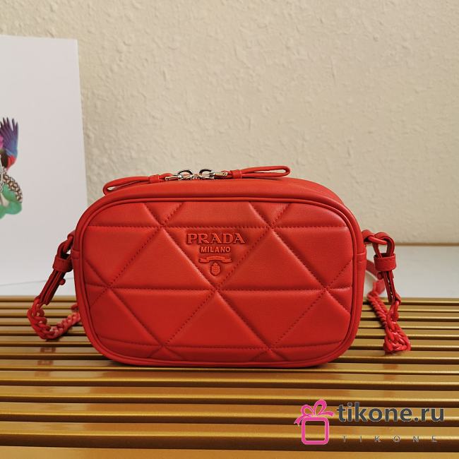 Prada Sprectrum Shoulder Bag Red – 1BH141 – 21x13.5x9 cm - 1