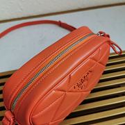 Prada Sprectrum Shoulder Bag Orange – 1BH141 – 21x13.5x9 cm - 4