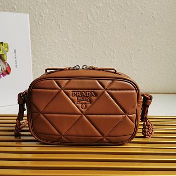 Prada Sprectrum Shoulder Bag Brown – 1BH141 – 21x13.5x9 cm