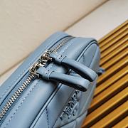 Prada Sprectrum Shoulder Bag Blue – 1BH141 – 21x13.5x9 cm - 5