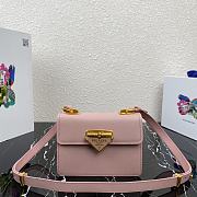 Prada Saffiano Leather Symbole Bag Pink 1BD270  - 1