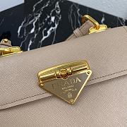 Prada Saffiano Leather Symbole Bag Beige 1BD270  - 2