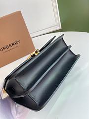 Burberry Quilted Monogram Lambskin TB Small Bag Black – 80317301 – 21 x 6 x 16 cm - 6