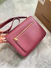 Burberry TB Leather Bag Burgundy  – 1791 – 28 x 11 x 26 cm - 6