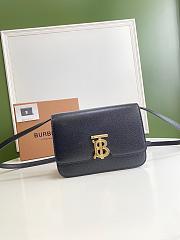 Burberry TB Leather Small Bag Black – 1791 – 21 x 6 x 16cm - 1