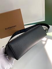 Burberry Leather and Vintage Check Note Crossbody Bag Black – 1791 – 25 x 8.5 x 18 cm - 5