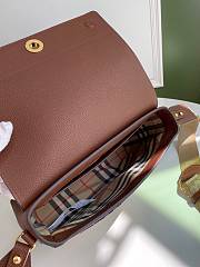 Burberry Leather and Vintage Check Note Crossbody Bag Brown – 1791 – 25 x 8.5 x 18 cm - 3