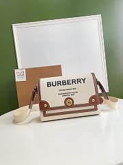 Burberry Horseferry Print Canvas Note Crossbody Bag – 80302491 – 25 x 8.5 x 18 cm - 1