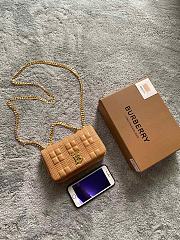 Burberry Lola Lambskin Chain Strap Bag Beige – 17 x 3.5 x 10 cm - 1