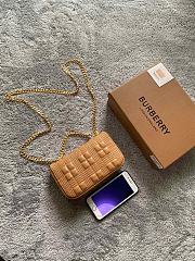 Burberry Lola Lambskin Chain Strap Bag Beige – 17 x 3.5 x 10 cm - 3