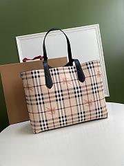 Burberry Vintage Double-Sided Shopping Bag Black – 35 x 30 x 12 cm - 4