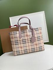 Burberry Vintage Double-Sided Shopping Bag Purple – 35 x 30 x 12 cm - 1