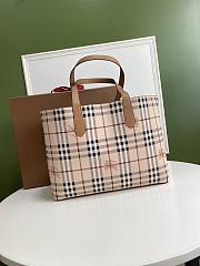 Burberry Vintage Double-Sided Shopping Bag Brown – 35 x 30 x 12 cm - 5